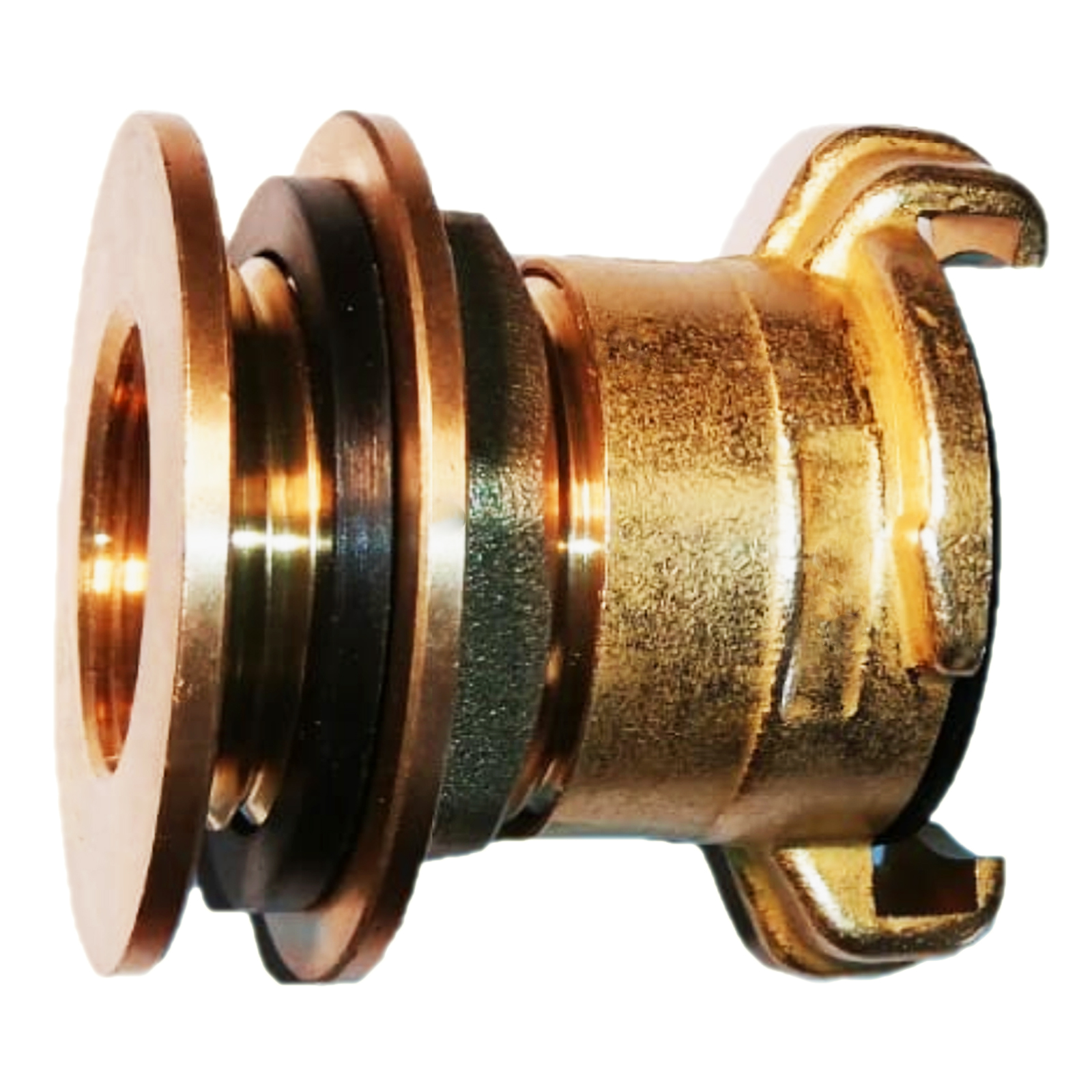 MegaHaustechnik Schlauchtülle 38mm – Mit 1 1/2" AG Gewinde, Aus PP, Für Gartenschlauch & Trinkwasser