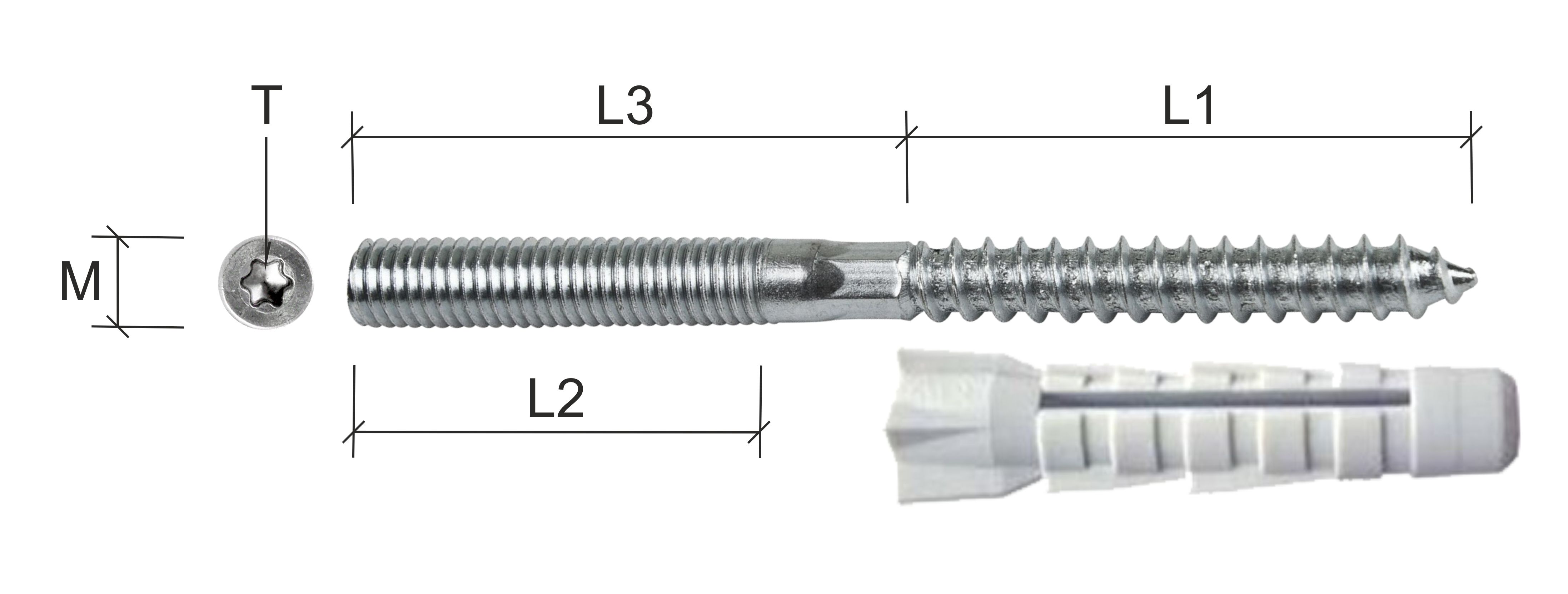 STOCKSCHRAUBEN M6 M8 M10 M12 L/änge 60-300mm Stahl verzinkt + MENGENRABATT 100 St/ück M8 x 200mm Stahl V2A + Edelstahl verzinkt