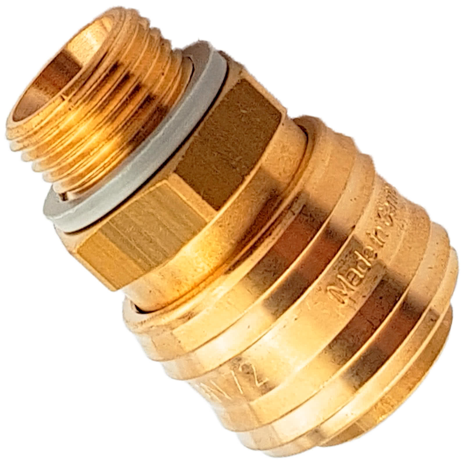 Außengewinde mit Kupplung