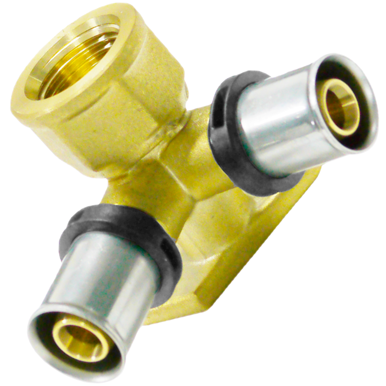 MegaHaustechnik Kugelhahn Messing - Mit Flügelgriff Blau, Für Mehrschichtverbundrohr 32x3,0mm