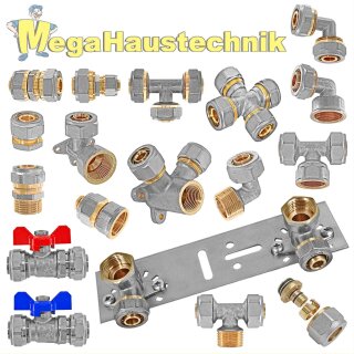 Schraub Fittings System mit Klemmring f&uuml;r...