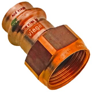 Pressfittings für Kupferrohr > 2263 Viega Sanpress Anschluss-Verschraubung Halbe Verschraubung Rotguss i-IG(G)