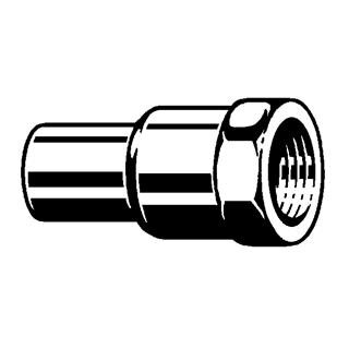 2212.1 Viega Sanpress-Einsteckstück Einsteckmuffe Rotguss a / IG(Rp) 22 mm x 3/4 Zoll