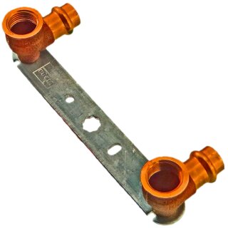 2222.05 Viega Sanpress Montageeinheit gerade Stichmaß 150 15 mm x 1/2 Zoll x 150 mm