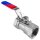 Kugelhahn Edelstahl(V4A) einteilig reduzierter Durchgang IG(Rp) / IG(Rp) 1 1/2 Zoll (DN40)