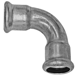 Press-Fitting mit M-Kontur für Edelstahlrohr > Winkel 90 Grad (i-i) 28 mm