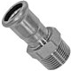 Press-Fitting aus Edelstahl mit M-Kontur...