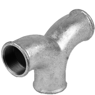 Temperguss T-St/ück 90/° IG Fitting DN25 1 Zoll schwarz
