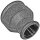 Gewinde-Fitting aus Temperguss verzinkt > Reduziermuffe mit Innengewinde reduzierend Nr.240 (IG-IG.r.) 2 Zoll auf 3/4 Zoll