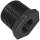 Gewinde-Fitting aus Temperguss schwarz > Reduzierstück mit Außengewinde und Innengewinde reduzierend Nr.241 (AG-IG.r.) 2 Zoll auf 1/2 Zoll