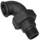 Gewinde-Fitting aus Temperguss schwarz >...