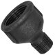 Gewinde-Fitting aus Temperguss schwarz >...