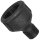 Gewinde-Fitting aus Temperguss schwarz > Reduziermuffennippel mit Innengwinde und Außengewinde reduzierend Nr.246 (IG-AG.r.) 1 1/4 Zoll auf 1/2 Zoll