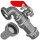 Messing Auslaufhahn Wasserhahn 1/2 Zoll