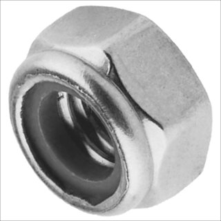 Mutter selbstsichernd (Polyamid) Stahl + Edelstahl Edelstahl(V2A) M16 10 Stück (im Pack mit Rabatt)