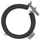 Gelenkrohrschellen mit Kippschraube und Schallschutzeinlage 3/8 Zoll = 15-19mm Durchmesser 50 Stück (im Pack mit Rabatt)