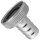 Schlauchverschraubung mit Rändelmutter aus Messing(verchromt) IG 3/4 Zoll =24mm / Tülle 13mm