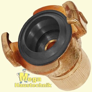 KUHAWL Messing Schnellkupplung 1/2 Zoll - 2 Stück Gartenschlauch Verbinder