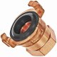 Klauen- Schnellkupplung System aus Messing kompatibel GEKA > Innengewinde drehbar 3/4 Zoll IG (innen ca. 24mm)