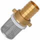 2/3 Schlauchverschraubung aus Messing mit Vorsatzfilter...