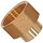Gewinde-Fitting aus Messing > Muffe reduzierend mit Innengewinde (IG-IG.r.) 1 Zoll auf 1/2 Zoll