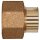 Gewinde-Fitting aus Messing > Muffe reduzierend mit Innengewinde (IG-IG.r.) 1 Zoll auf 1/2 Zoll