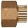 Gewinde-Fitting aus Messing > Muffe reduzierend mit Innengewinde (IG-IG.r.) 1 Zoll  auf 3/4 Zoll