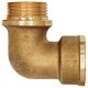 Gewinde-Fitting aus Messing > Winkel 90 Grad mit...