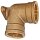 Gewinde-Fitting aus Messing > Wandwinkel Deckenwinkel 90 Grad mit Innengewinde (IG-IG) 3/4 Zoll