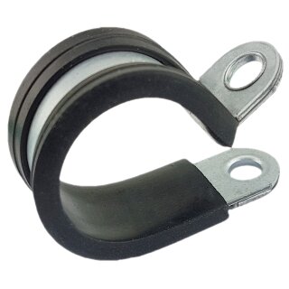 RSGU Schelle mit Schallschutzeinlage Ø 24mm x Bandbreite 20mm 1 Stück