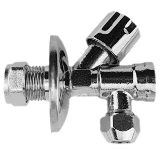 Eckventil mit Schmutzfilter mit KTW Zulassung 1/2 Zoll mit Schmutfilter
