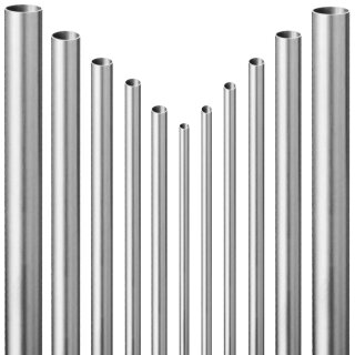 Edelstahlrohr Stangen Meterware 28mm x 1,2mm 1 Meter