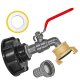 IBC Tank Anschluß S60x6 Adapter Auslaufhahn...