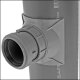 HT-Fittings für Abflußrohrsystem > Sattel-Abzweig DN 110/90 DN 110/40