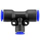 Pneumatik T-Stück reduzierend 8 mm x 6 mm 8 mm