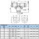 Pneumatik T-Stück reduzierend 8 mm x 6 mm 8 mm