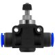 Pneumatik Drosselrückschlagventil Steckverbinder 4 mm