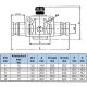 Pneumatik Drosselrückschlagventil Steckverbinder 4 mm