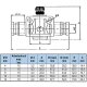 Pneumatik Drosselrückschlagventil Steckverbinder 6 mm