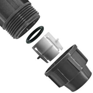 PP Klemmverbinder 1 1/4 Zoll AG – Kupplung Für PE-Rohr 50 Mm Außendurchmesser