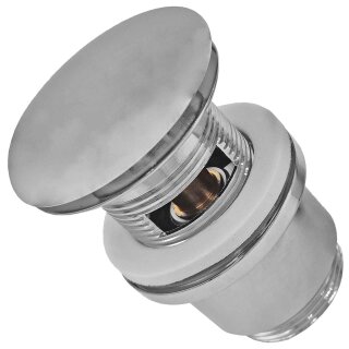 Automatische Ablaufgarnitur Pop UP Großer Deckel mit Überlauf