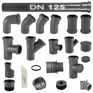 125mm HT-Fittings für Abflußrohrsystem aus PP