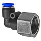 Alle 6mm Pneumatik Steckverbinder Winkel 90 Grad mit IG...