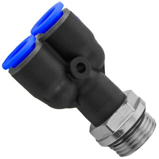 Alle 8mm Pneumatik Steckverbinder Y-Stück mit 1x AG 3/8 Zoll