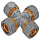 Schraubfittings für 16 x 2,0 mm Rohr Schraub-Kreuzung 16x2,0mm