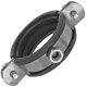 Rohrschelle aus Edelstahl mit Schallschutzeinlage mit Mengenrabatt 1 1/2" = 48-53mm Durchmesser 10 Stück (im Pack mit Rabatt)