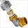 Eurokonus-Fitting Übergangswinkel mit Außengewinde 90 Grad (EK-AG) 3/4" Eurokonus auf 1/2 Zoll AG