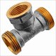 Eurokonus-Fitting T-Stück mit Innengewinde (EK-IG-EK) 3/4" Eurokonus auf 1/2 Zoll IG