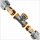 Eurokonus-Fitting T-Stück mit Innengewinde (EK-IG-EK) 3/4" Eurokonus auf 1/2 Zoll IG