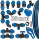 20mm PP Klemmverbinder-Fittings für PE-Rohr